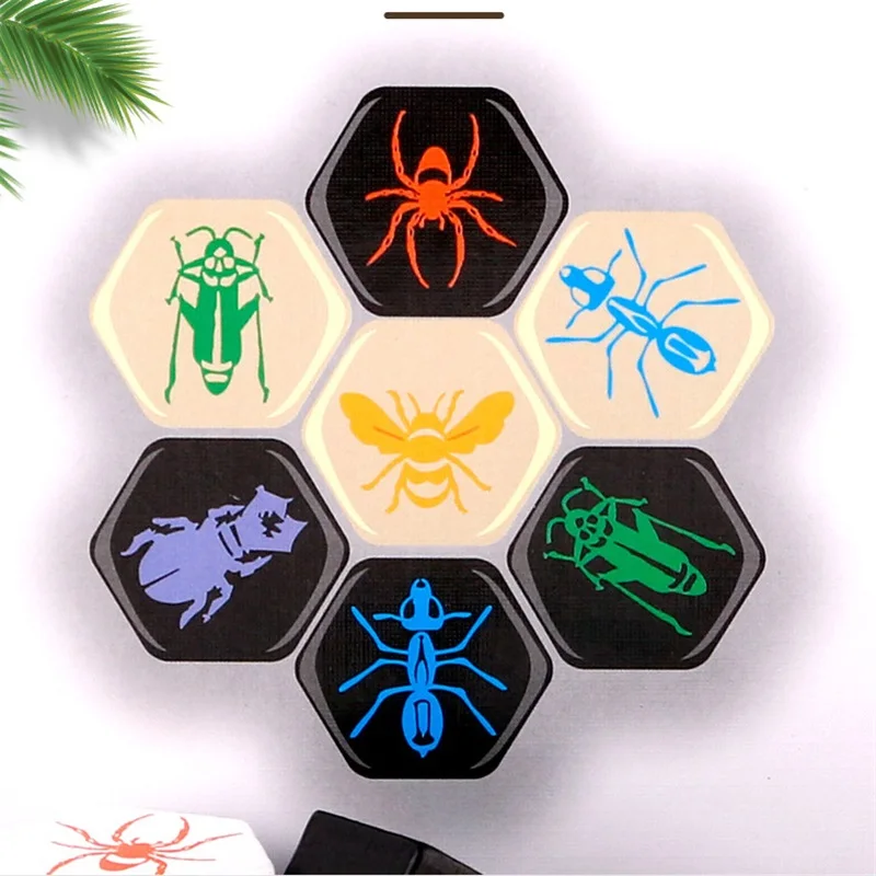 Board Game For 2 People - Bug Hive Chess Fun 2 Player