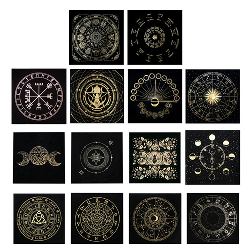 Board Game Oracle - Tarot Tablecloth Suede Mat Constellation Divination