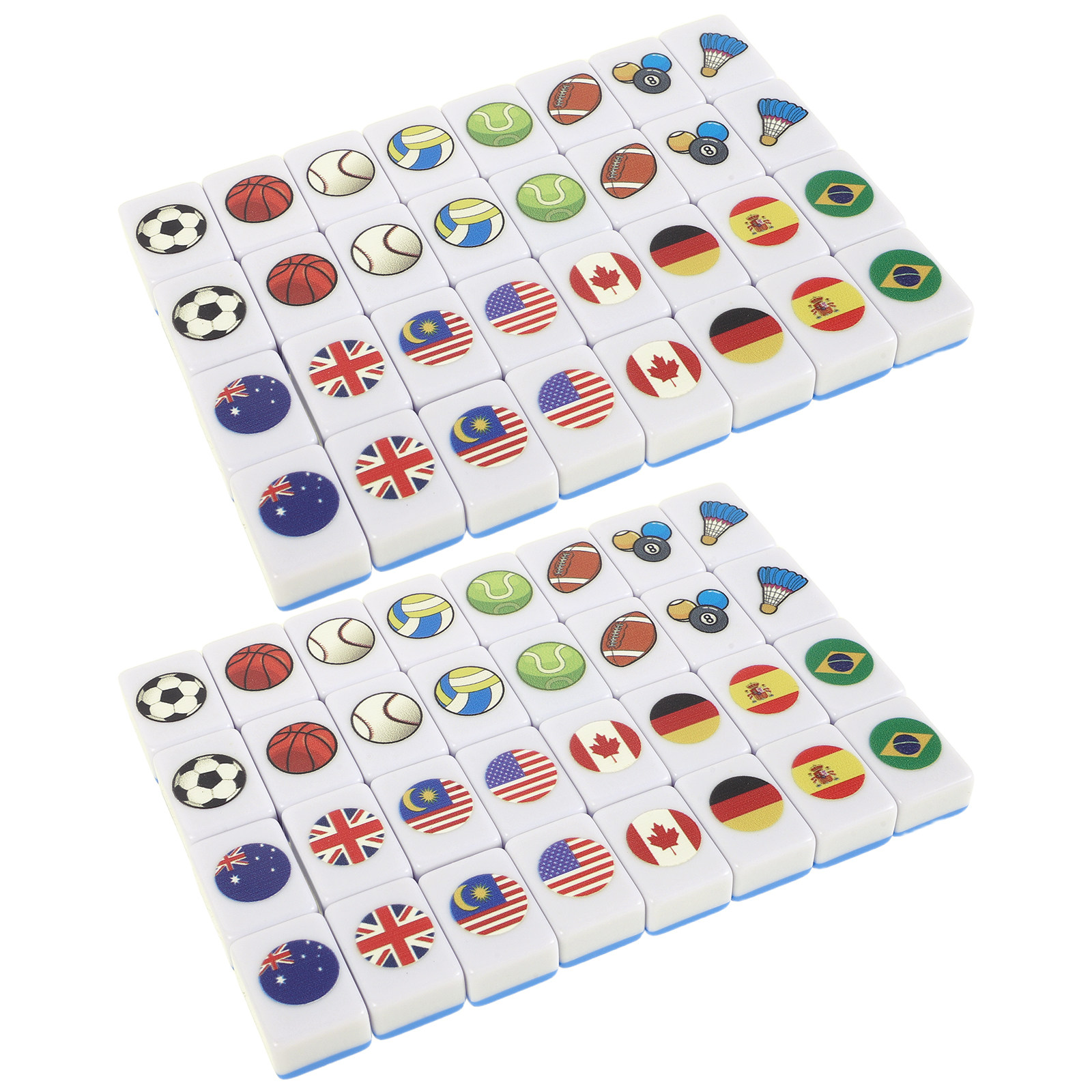 Board Game Fun - 64 Pcs Mahjong Game for Kids