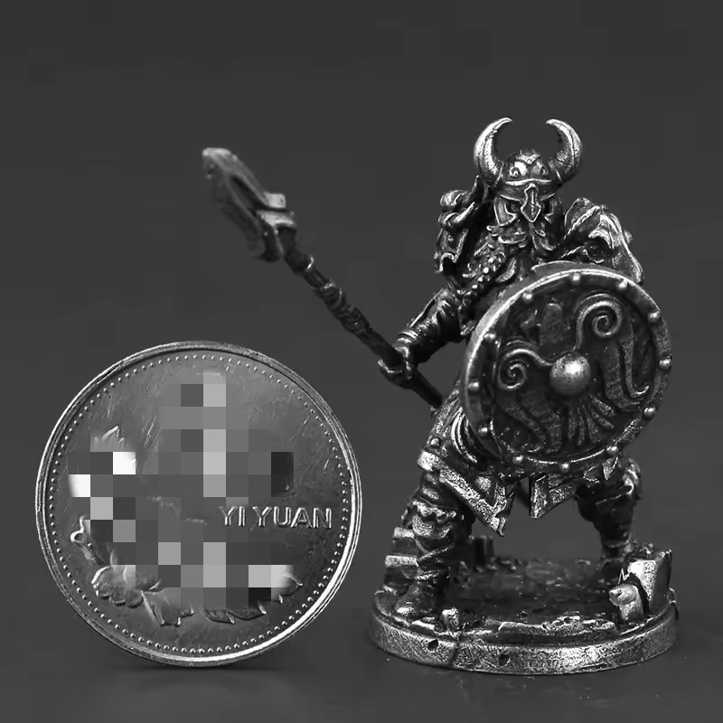 White Brass Viking Warrior Min - Board Game Vikings recension och pris