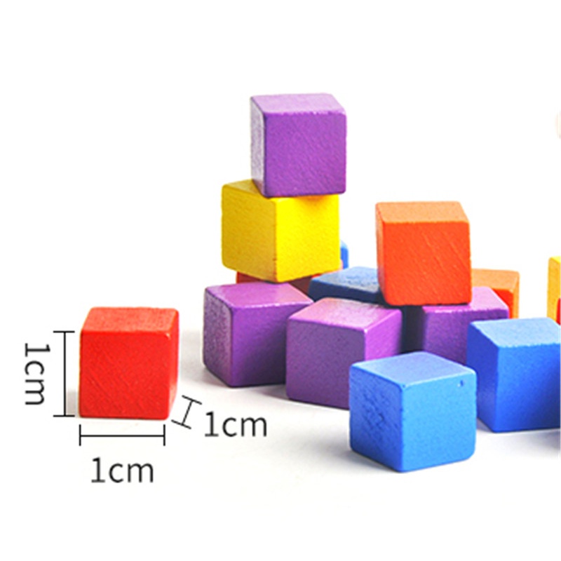 100Pcs/lots 10mm Wood Cubes Co - Board Game Economy recension och pris