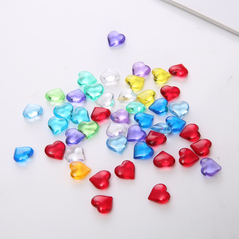 100PCS 10*4mm Heart Shape Acry - Board Game Economy recension och pris