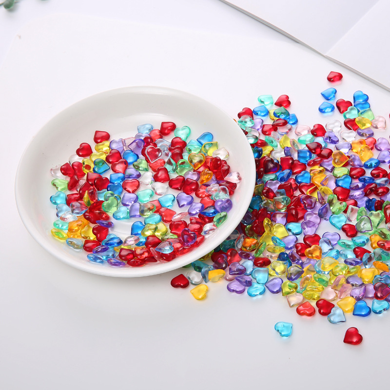 100PCS 10*4mm Heart Shape Acry - Board Game Economy recension och pris