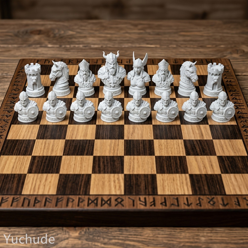 Viking Chess Pieces 3D Printed - Board Game Vikings recension och pris