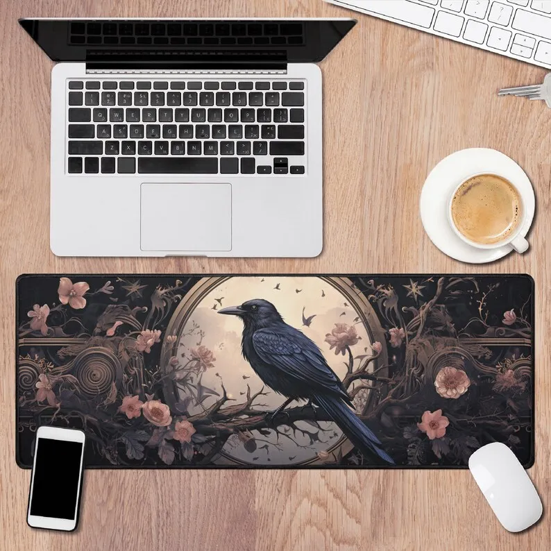 Dark Goth Raven Wildflowers Go - Board Game Zen recension och pris