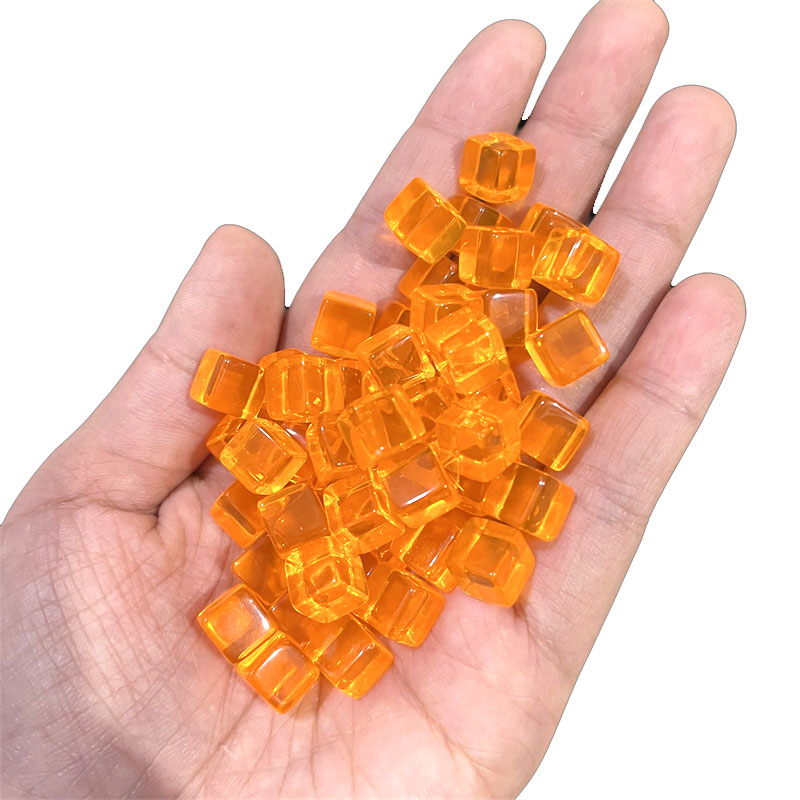 100pcs/set 8mm Clear Cube Dice - Board Game Economy recension och pris