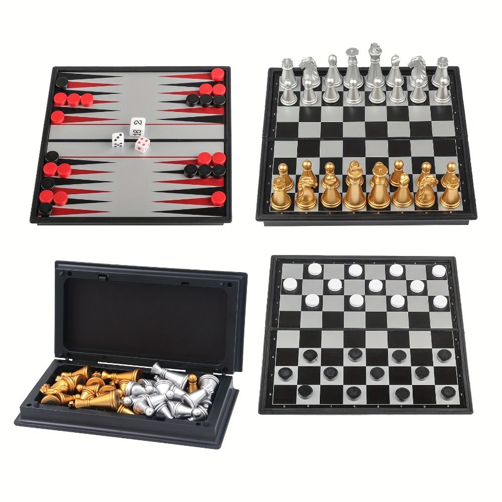 Pocket Size Gold Silver Mini C - Magnetic Travel Chess recension och pris