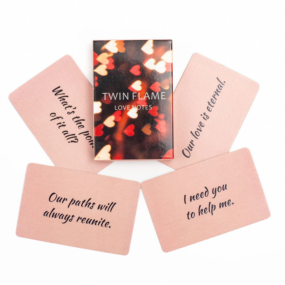 Twin Flame Love Notes Oracle C - Board Game Oracle recension och pris