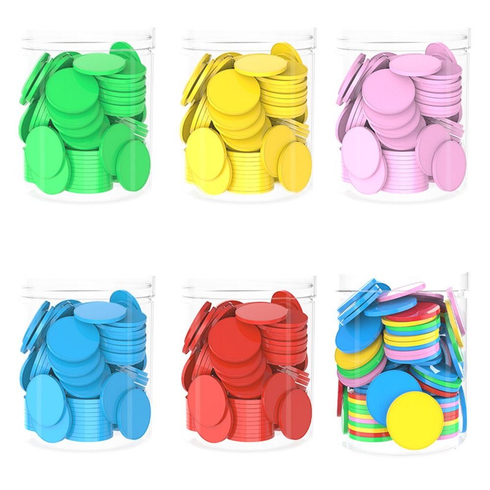 100pcs Plastic Counting Chips  - Board Game Economy recension och pris