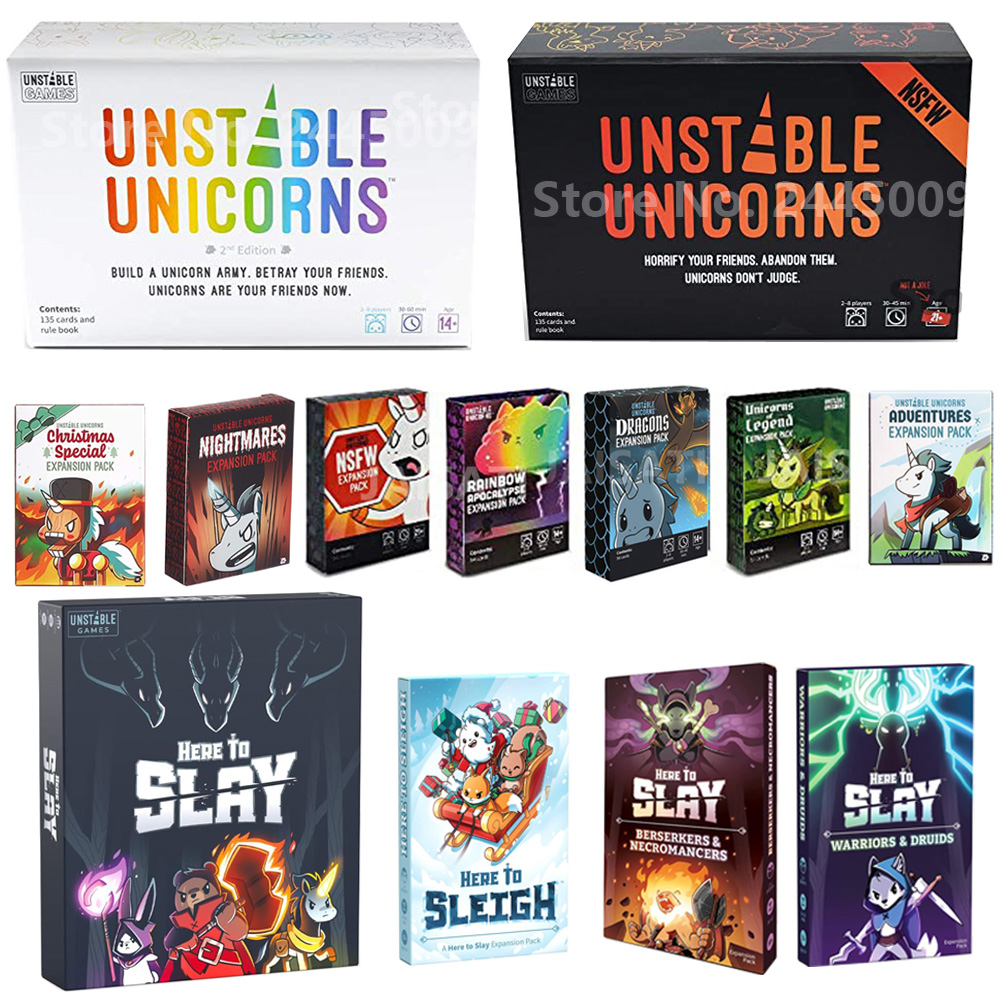 Unicorns card game Christmas S - Board Game Zombies recension och pris