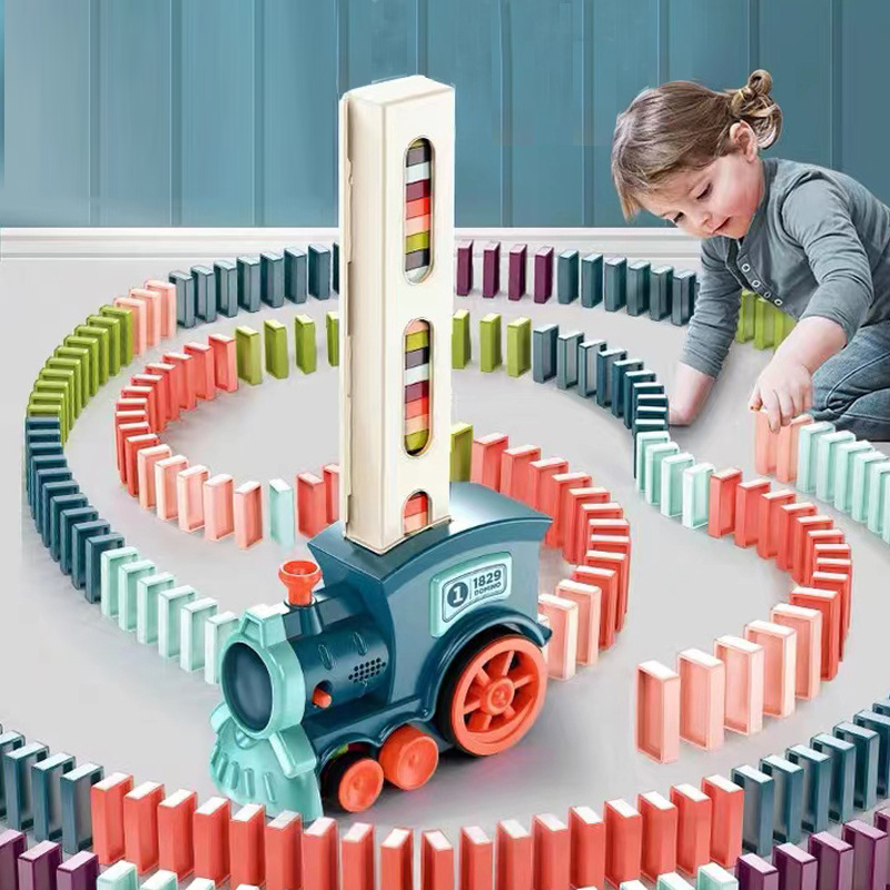 Automatic Laying Domino Train  - Board Game Monopoli recension och pris