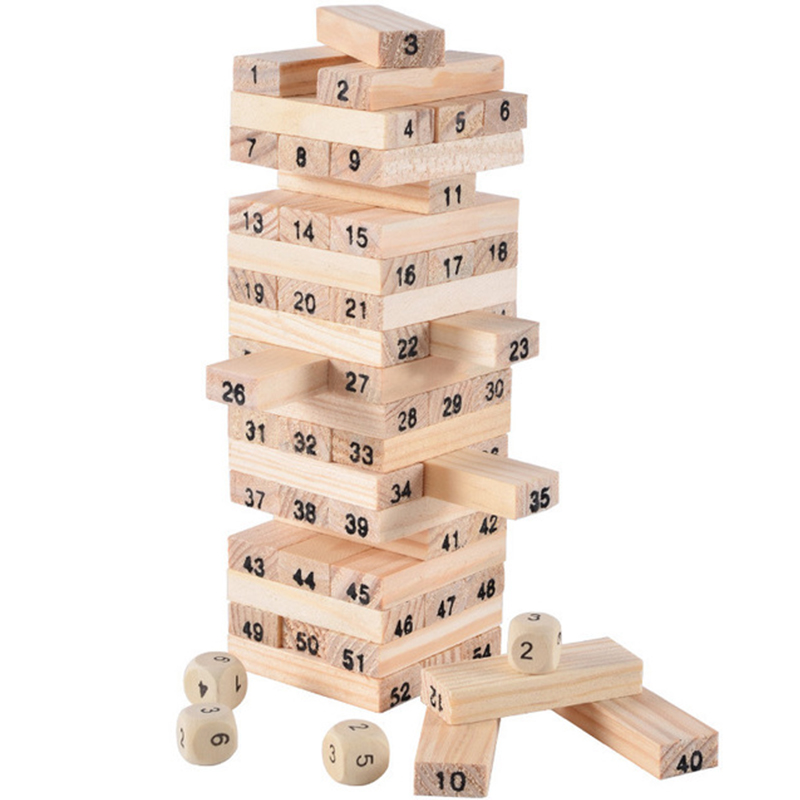 54Pcs Building Blocks Toy Funn - Board Game Monopoli recension och pris