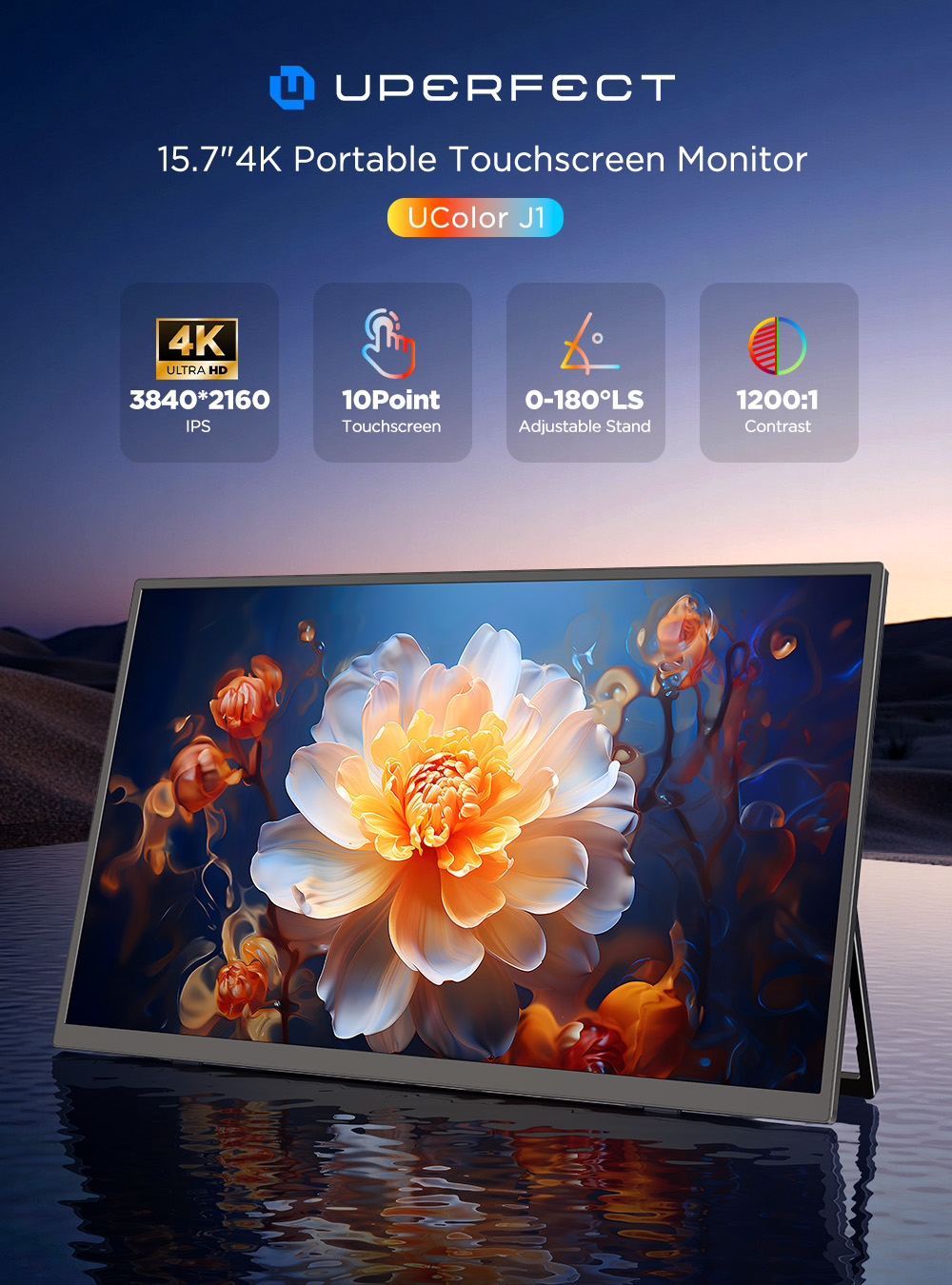 UPERFECT 4K Portable Monitor T - Board Game Journal recension och pris