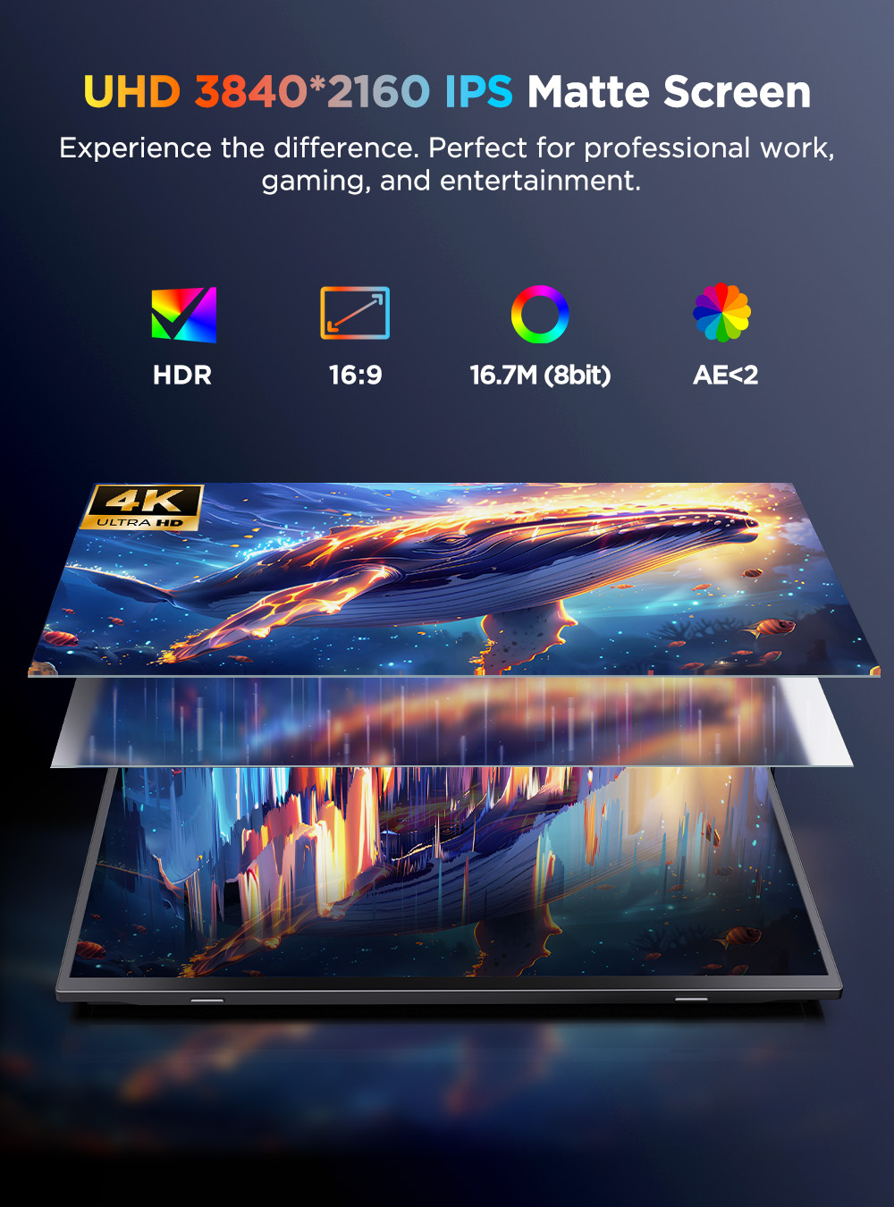 UPERFECT 4K Portable Monitor T - Board Game Journal recension och pris