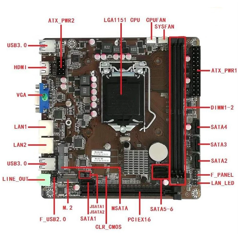 B365 Mini-ITX Motherboard LGA  - Board Game Journal recension och pris