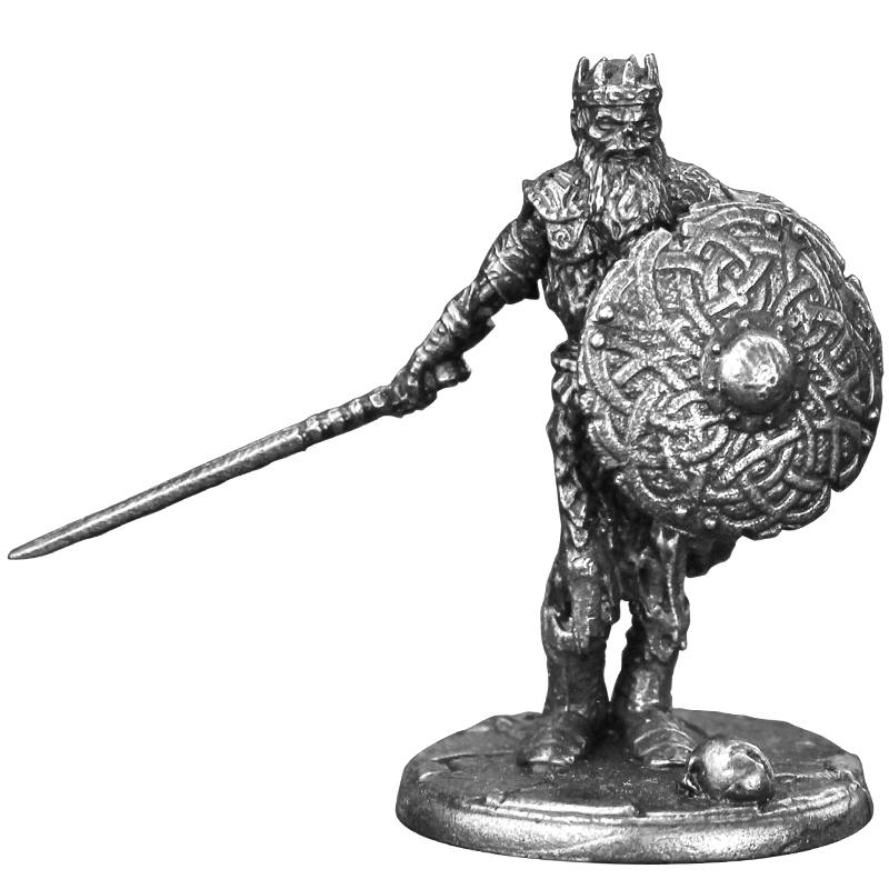 Viking Skull Warrior Corps Met - Board Game Vikings recension och pris