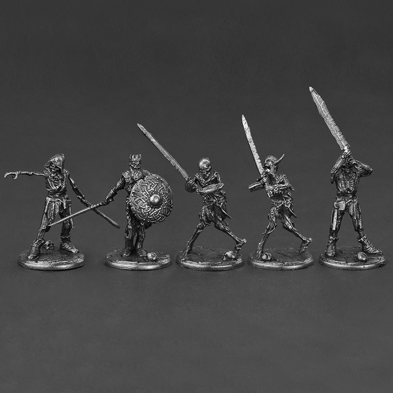 Viking Skull Warrior Corps Met - Board Game Vikings recension och pris