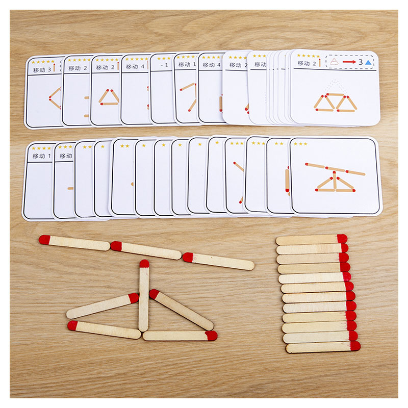 Montessori Matches Puzzles Gam - Board Game Fun recension och pris