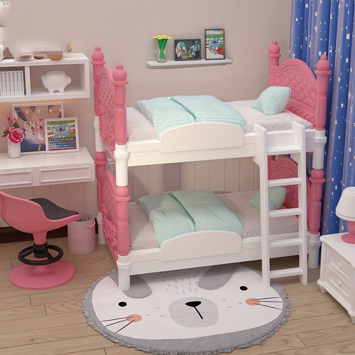 Miniature Dollhouse Double Bed - Board Game For 2 People recension och pris