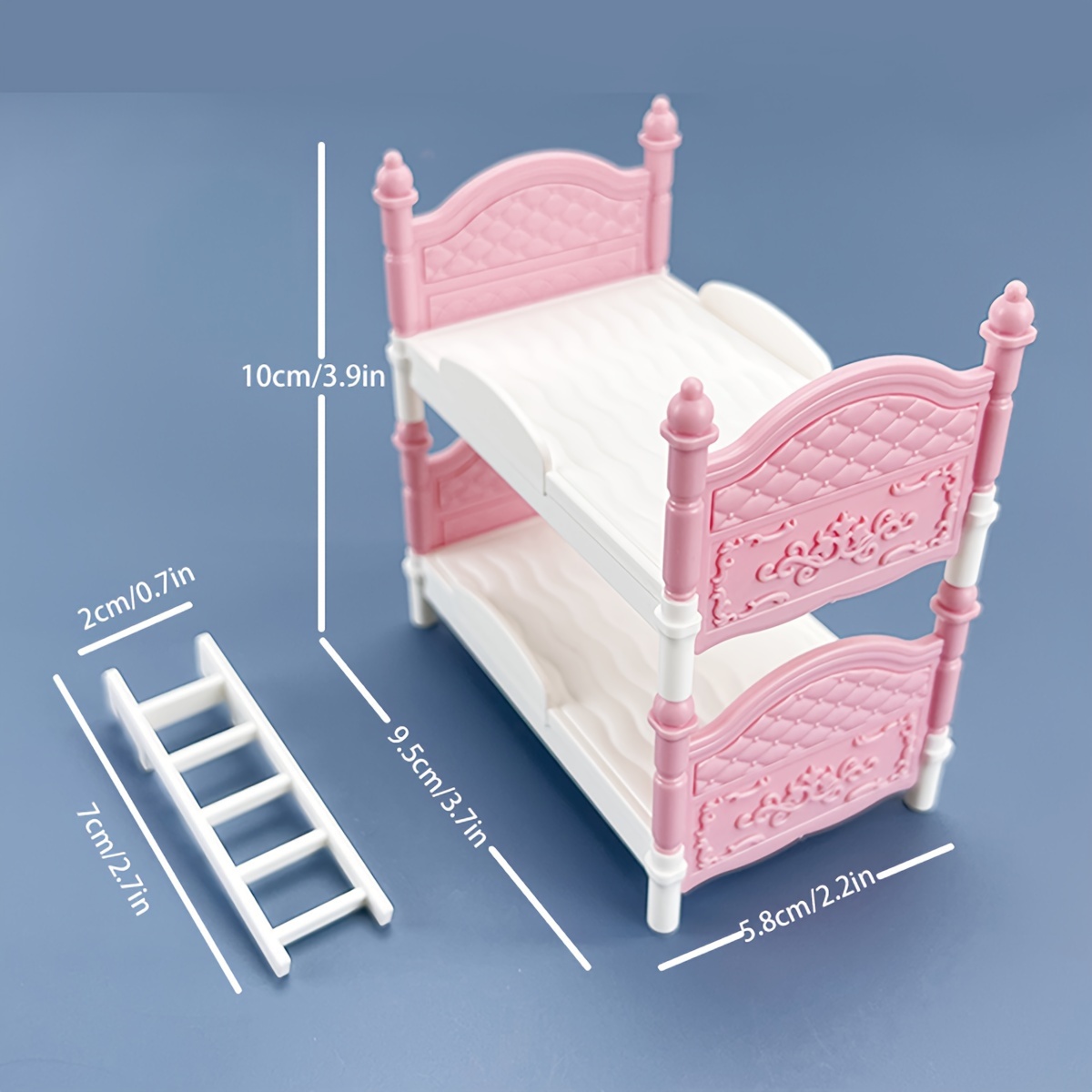 Miniature Dollhouse Double Bed - Board Game For 2 People recension och pris