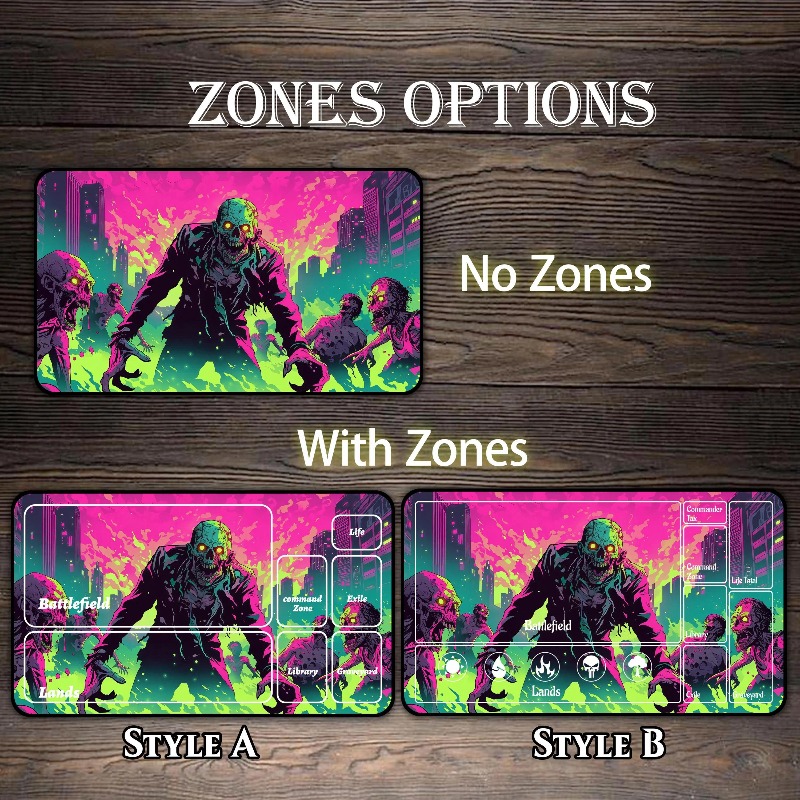 Neon Zombie Apocalypse City Pl - Board Game Zombies recension och pris