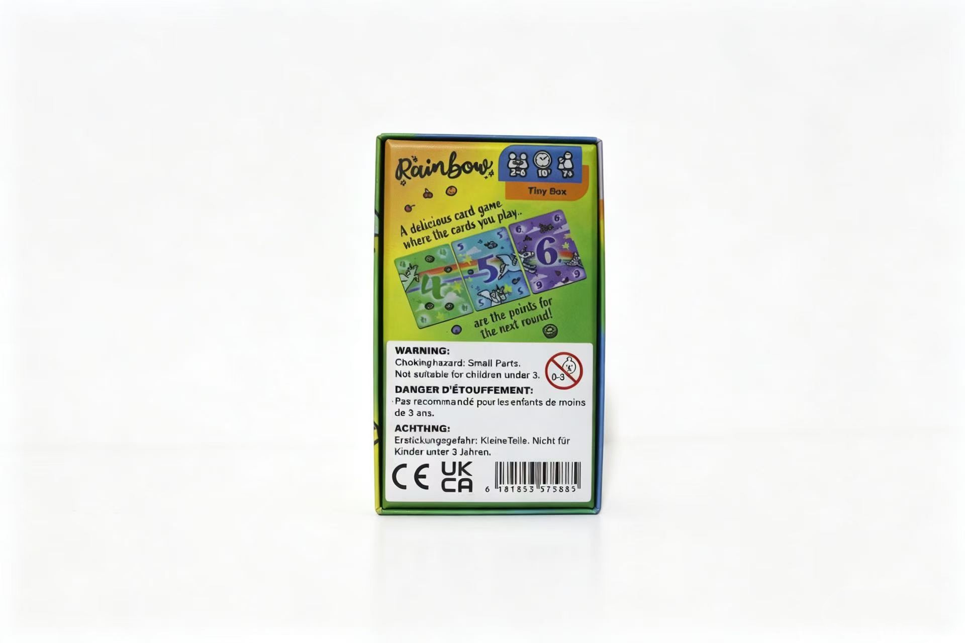 Rainbow Card Game  Family  Boa - Board Game For 2 People recension och pris