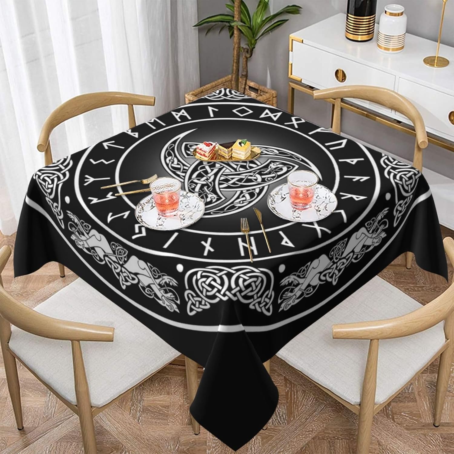 Viking Style Rectangle Tablecl - Board Game Vikings recension och pris