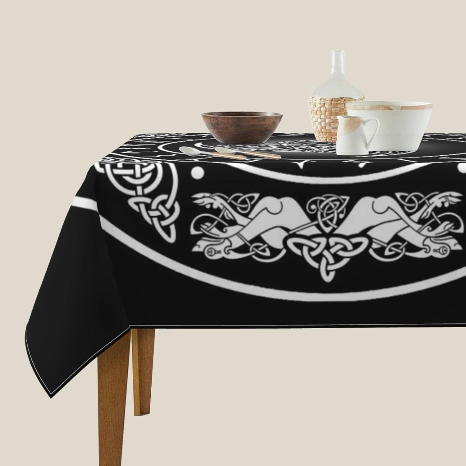 Viking Style Rectangle Tablecl - Board Game Vikings recension och pris